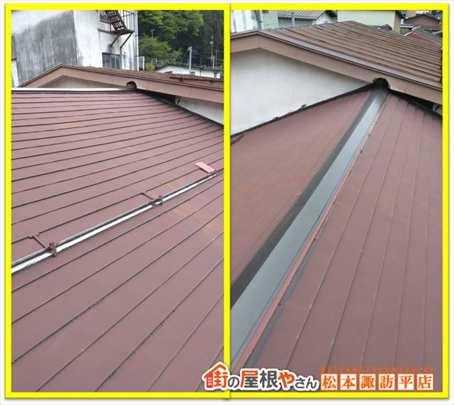 塩尻屋根塗装　施工前